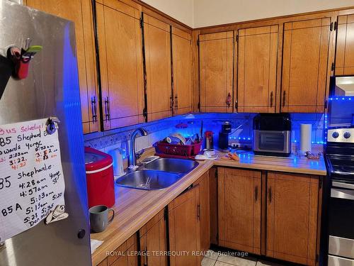 102-1705 Mccowan Rd, Toronto, ON - Indoor Photo Showing Kitchen With Double Sink