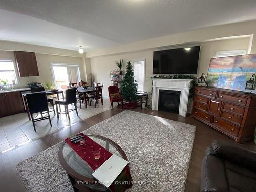 1255 Harrington St, Innisfil, ON - Indoor Photo Showing Living Room With Fireplace
