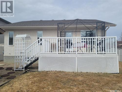 8078 Knox Place, Regina, SK - Outdoor With Deck Patio Veranda With Exterior