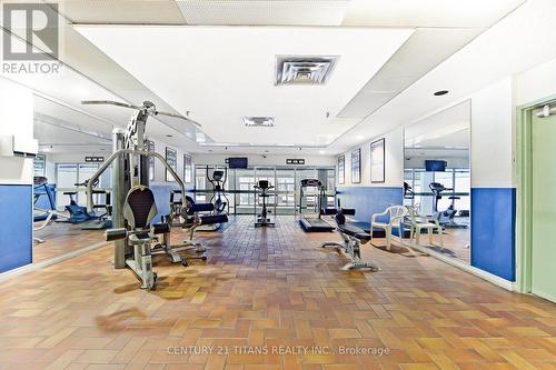#1028 -100 Mornelle Crt, Toronto, ON - Indoor Photo Showing Gym Room