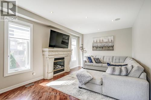 49 Guery Cres, Vaughan, ON - Indoor Photo Showing Living Room With Fireplace