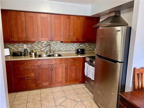3358 Lake Shore Boulevard W|Unit #A, Toronto, ON - Indoor Photo Showing Kitchen With Double Sink
