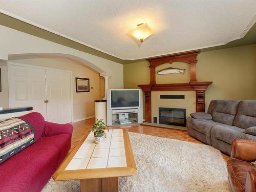 5776 East Sooke Rd, Sooke, BC - Indoor Photo Showing Living Room With Fireplace