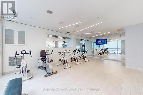 #1908 -56 Annie Craig Drive Dr, Toronto, ON - Indoor Photo Showing Gym Room