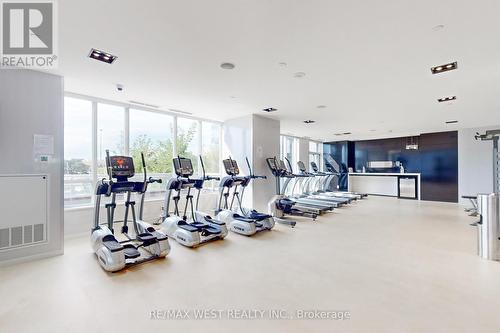 #1908 -56 Annie Craig Drive Dr, Toronto, ON - Indoor Photo Showing Gym Room