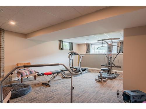 1222 Fox Road, Trail, BC - Indoor Photo Showing Gym Room