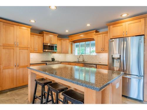 1222 Fox Road, Trail, BC - Indoor Photo Showing Kitchen With Stainless Steel Kitchen