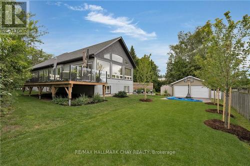 225 Lakeshore Rd W, Oro-Medonte, ON - Outdoor With Deck Patio Veranda With Backyard