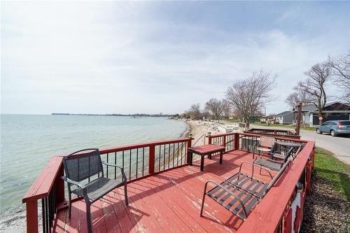 1495 Lakeshore Road, Selkirk, ON - Outdoor With Body Of Water With Deck Patio Veranda