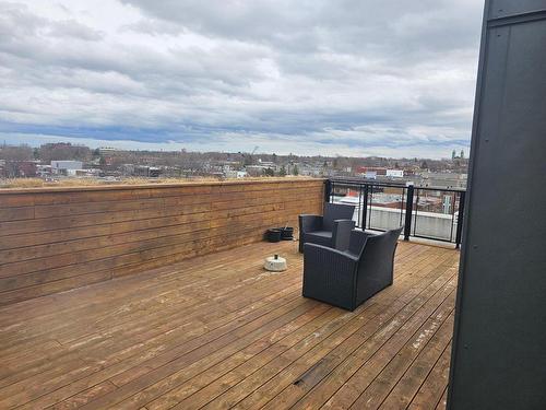 Terrasse - 7145  - 403 Rue D'Iberville, Montréal (Villeray/Saint-Michel/Parc-Extension), QC - Outdoor With Deck Patio Veranda With View