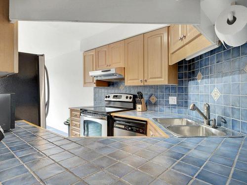 Kitchen - 153 Mtée Victor-Nymark, Saint-Sauveur, QC - Indoor Photo Showing Kitchen With Double Sink