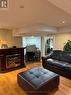 6921 Golden Hills Way W, Mississauga, ON  - Indoor Photo Showing Living Room With Fireplace 