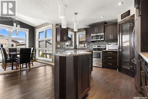 3510 Green Marsh Crescent, Regina, SK - Indoor Photo Showing Kitchen With Upgraded Kitchen
