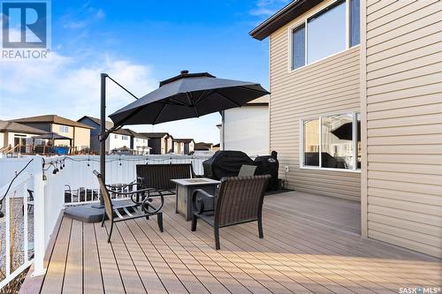4546 Padwick Crescent, Regina, SK - Outdoor With Deck Patio Veranda With Exterior