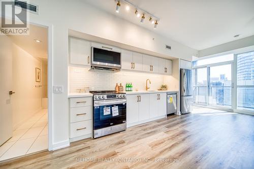 706 - 85 Queens Wharf Road, Toronto, ON - Indoor Photo Showing Kitchen With Upgraded Kitchen