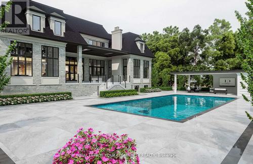 21 Westgate Blvd, King, ON - Outdoor With In Ground Pool With Facade