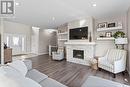 45 Wakonda Ridge, Wakaw Lake, SK  - Indoor Photo Showing Living Room With Fireplace 