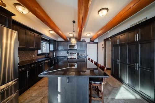1676 Koocanusa Lake Drive, Newgate, BC - Indoor Photo Showing Kitchen With Stainless Steel Kitchen With Upgraded Kitchen