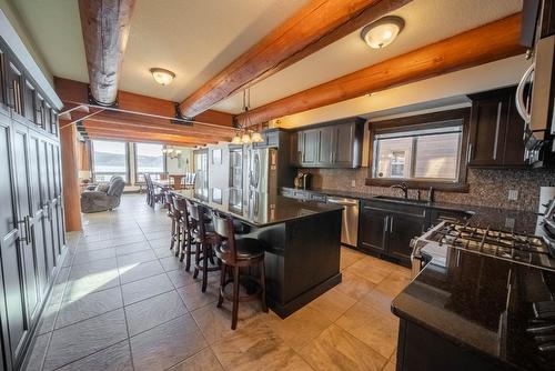 1676 Koocanusa Lake Drive, Newgate, BC - Indoor Photo Showing Kitchen With Stainless Steel Kitchen