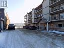 201 122 Government Road, Weyburn, SK  - Outdoor With Balcony With Facade 