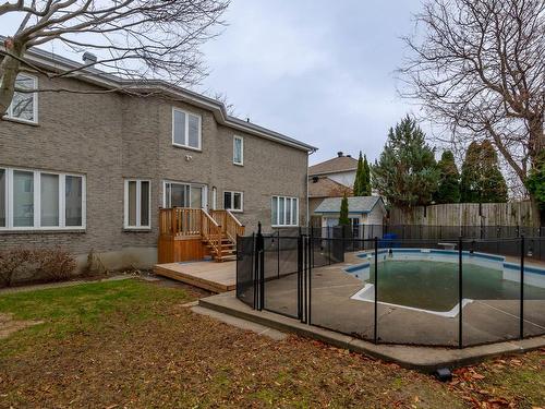 Backyard - 9049 Crois. Rimouski, Brossard, QC - Outdoor With In Ground Pool With Exterior