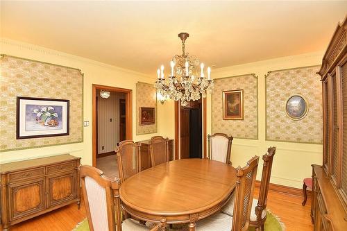 11 Forsyth Place, Hamilton, ON - Indoor Photo Showing Dining Room