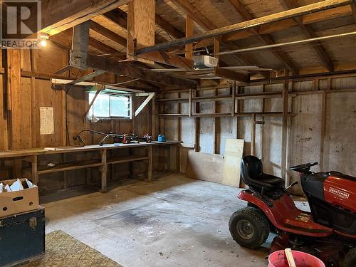 2 Froese Subdiv Road, Port Clements, BC - Indoor Photo Showing Garage