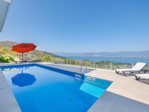 5590 Trestle Ridge Court, Kelowna, BC - Outdoor With In Ground Pool With Backyard With View