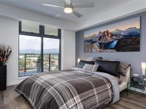 1301-485 Groves Avenue, Kelowna, BC - Indoor Photo Showing Bedroom