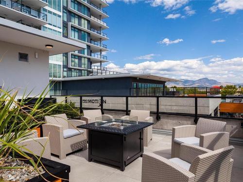 1301-485 Groves Avenue, Kelowna, BC - Outdoor With Balcony