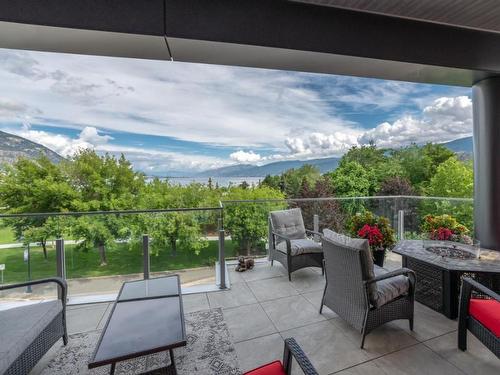 301-88 Lakeshore Drive, Penticton, BC - Outdoor With Deck Patio Veranda With View