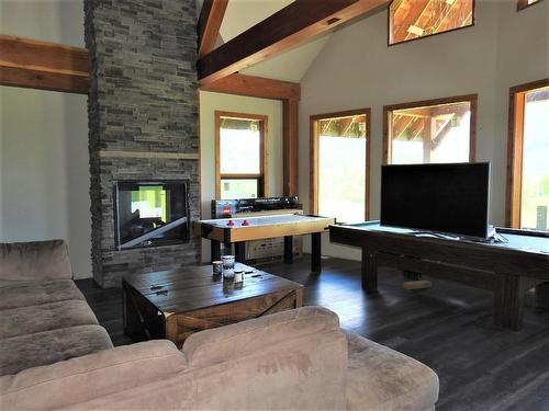 1144 Tappen Valley Road, Tappen, BC - Indoor Photo Showing Other Room With Fireplace