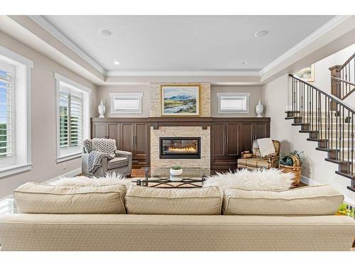 841 Harbourfront Drive, Salmon Arm, BC - Indoor Photo Showing Living Room With Fireplace