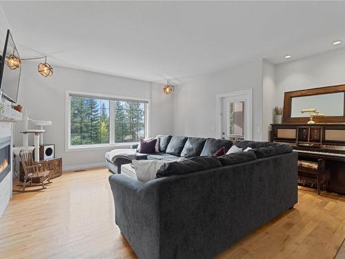 9-6500 15 Avenue, Salmon Arm, BC - Indoor Photo Showing Living Room With Fireplace