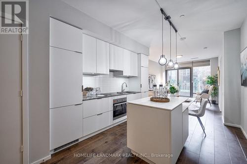 #220 -5 St Joseph St, Toronto, ON - Indoor Photo Showing Kitchen With Upgraded Kitchen