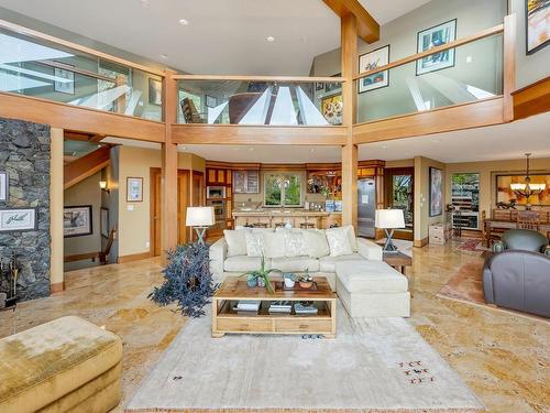 4948 Nagle Rd, Sooke, BC - Indoor Photo Showing Living Room With Fireplace