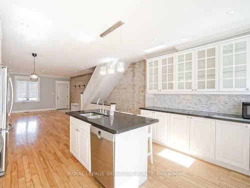 2079 Gerrard St E, Toronto, ON - Indoor Photo Showing Kitchen With Double Sink