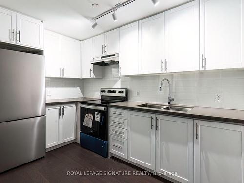 B102-46 Panorama Crt, Toronto, ON - Indoor Photo Showing Kitchen With Double Sink