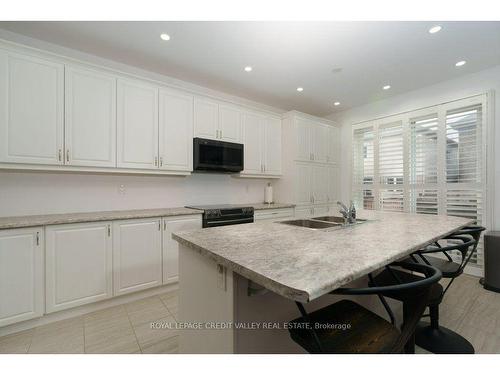 11 Ringway Rd, Brampton, ON - Indoor Photo Showing Kitchen With Double Sink