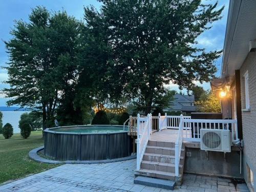 Pool - 1283 Route 344, Saint-Placide, QC - Outdoor With Above Ground Pool