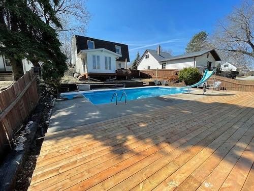 165 Wilde Street, Dryden, ON - Outdoor With In Ground Pool With Backyard