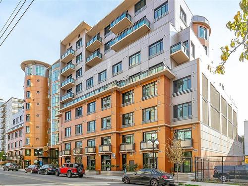 807-1029 View St, Victoria, BC - Outdoor With Balcony With Facade