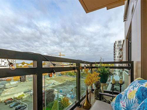 807-1029 View St, Victoria, BC - Outdoor With Balcony With Exterior