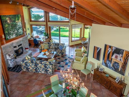 224 Pringle Farm Rd, Salt Spring, BC - Indoor Photo Showing Other Room With Fireplace