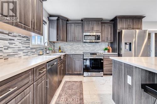 38 Olive Drive, Leamington, ON - Indoor Photo Showing Kitchen With Upgraded Kitchen