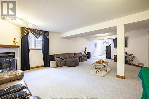 4430 Cherry Hill Road, Windsor, ON - Indoor With Fireplace