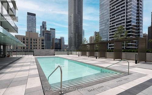 3705 - 3 Gloucester Street, Toronto, ON - Outdoor With In Ground Pool With Facade