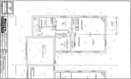 Basement Floor Plan - 439 Ivings Drive, Port Elgin, ON - Other