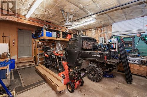 Garage - 155 West Peninsula Road, North Bay, ON - Indoor Photo Showing Garage