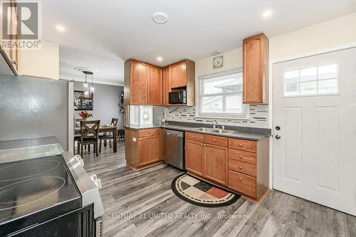 28 Masterson Dr, St. Catharines, ON - Indoor Photo Showing Kitchen With Double Sink
